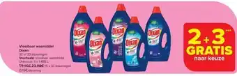 Carrefour Vloeibaar wasmiddel Dixan aanbieding
