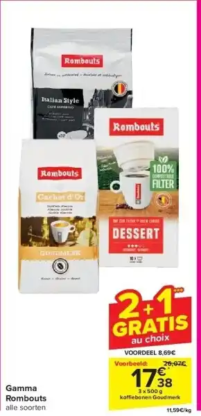 Carrefour Gamma Rombouts aanbieding