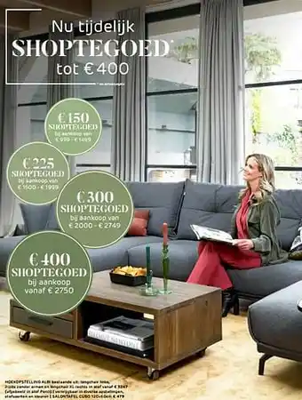 Henders & Hazel 2-zits zonder armen en longchair xl rechts in stof aanbieding