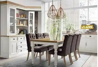 Euroshop Dressoir 3 deuren, 3 laden aanbieding