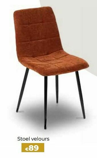 Stoel velours