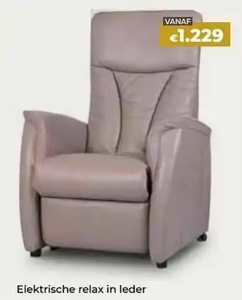Elektrische relax in leder