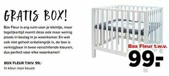 Baby-Dump Box fleur t.w.v aanbieding