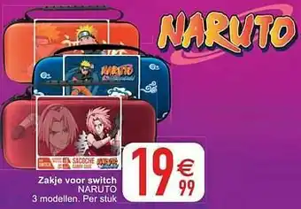 Cora Zakje voor switch naruto aanbieding