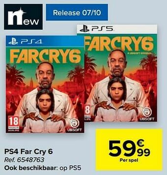 Carrefour Ps4 far cry 6 aanbieding
