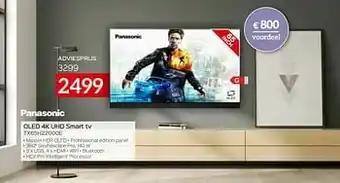 Selexion Panasonic oled 4k uhd smart tv tx65hz2000e aanbieding