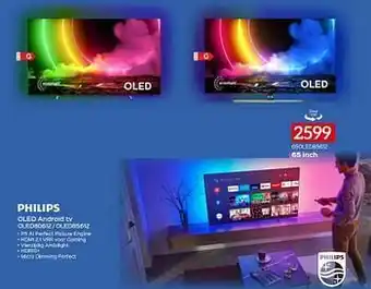 Selexion Philips oled android tv 65oled85612 aanbieding
