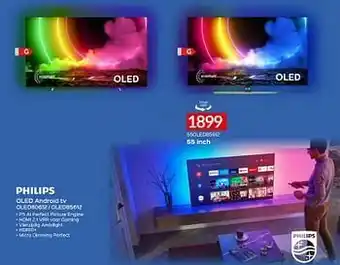 Selexion Philips oled android tv 55oled85612 aanbieding