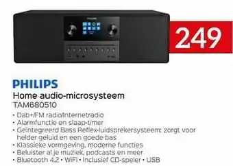 Selexion Philips home audio-microsysteem tam680510 aanbieding