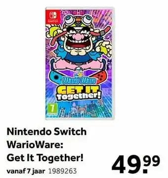 Intertoys Nintendo switch warioware get it together! aanbieding