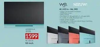 Loewe 4k uhd tv - we. see 55