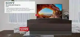 Selexion Sony 4k uhd led smart tv kd50x89j aanbieding