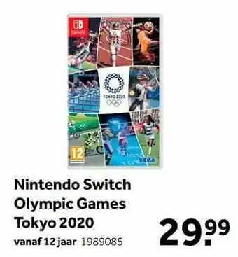 Intertoys Nintendo switch olympic games tokyo 2020 aanbieding