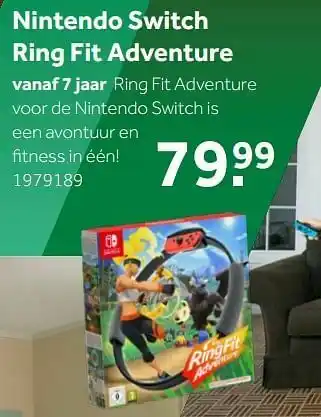 Intertoys Nintendo switch ring fit adventure aanbieding