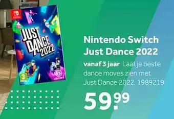 Intertoys Nintendo switch just dance 2022 aanbieding