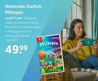 Nintendo switch miitopia