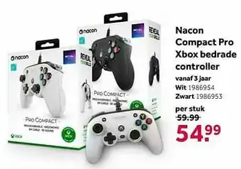 Nacon compact pro xbox bedrade controller