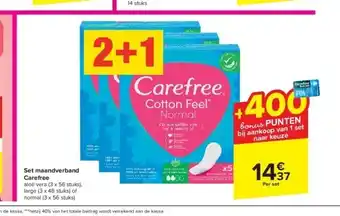 Carrefour Set maandverband Carefree aanbieding