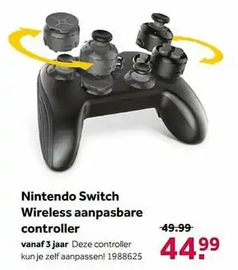 Nintendo switch wireless aanpasbare controller