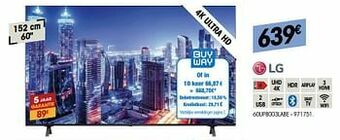 Electro Depot Lg 4k ultra hd 60up8003labe aanbieding