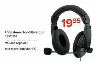 Usb stereo hoofdtelefoon
