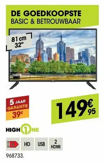 Electro Depot Highone aanbieding