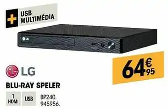 Lg blu-ray speler bp240