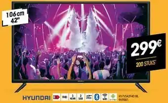 Electro Depot Hyundai hy-tvs42fhd be aanbieding