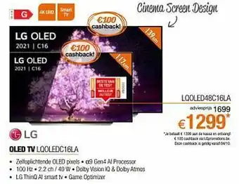 Expert Lg oled tv lqoled48c16la aanbieding