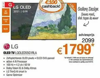 Expert Lg oled tv lqoled55g1rla aanbieding