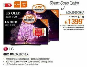 Lg oled tv lqoled55c16la