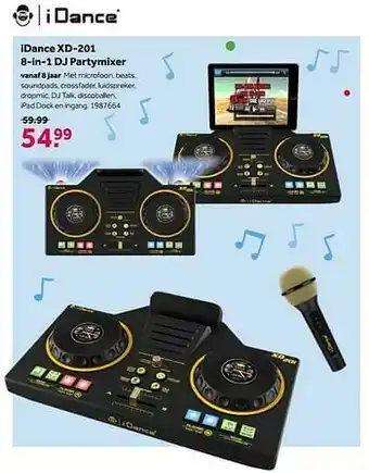 Idance xd-201 8-in-1 dj partymixer