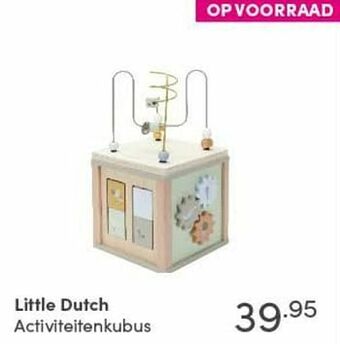 Baby & Tiener Little dutch activiteitenkubus aanbieding