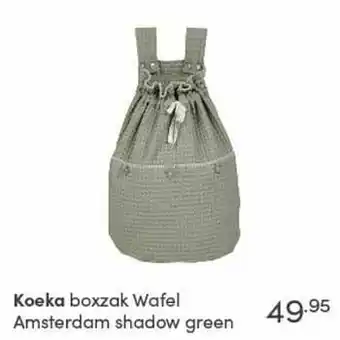 Baby & Tiener Koeka boxzak wafel amsterdam shadow green aanbieding