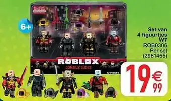Cora Set van 4 figuurtjes w7 rob0306 aanbieding
