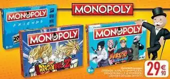 Cora Gezelschapsspel friends, naruto shippuden, dragon ball z of pokémon aanbieding