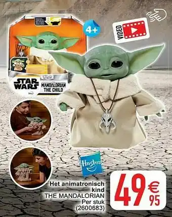 Cora Het animatronisch kind the mandalorian aanbieding