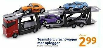 Action Teamsterz vrachtwagen met oplegger aanbieding