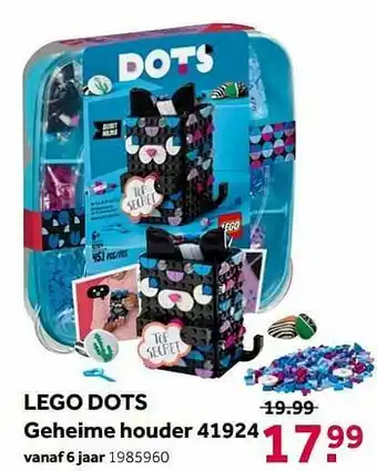 Intertoys Lego dots geheime houder 41924 aanbieding