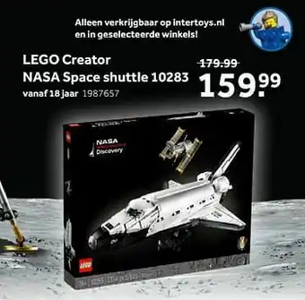 Intertoys Lego creator nasa space shuttle 10283 aanbieding