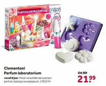 Intertoys Clementoni parfum laboratorium aanbieding