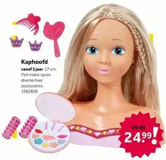 Intertoys Kaphoofd met make-up aanbieding