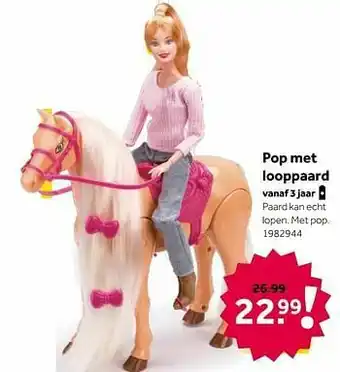 Intertoys Pop met looppaard aanbieding