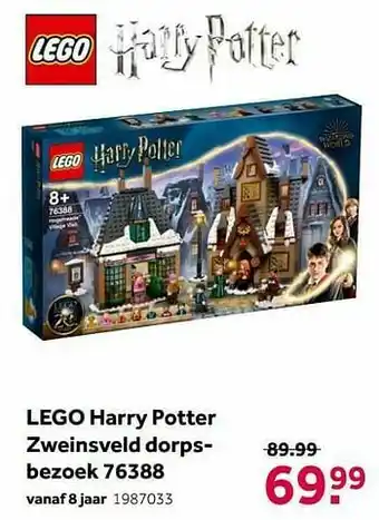Intertoys Lego harry potter zweinsveld dorpsbezoek 76388 aanbieding