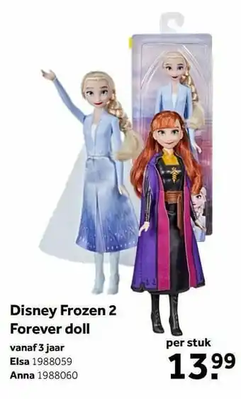 Intertoys Disney frozen 2 forever doll elsa aanbieding