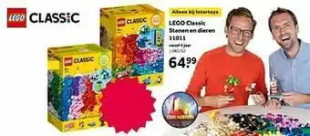 Intertoys Lego classic stenen en dieren 11011 aanbieding
