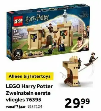 Intertoys Lego harry potter zweinstein eerste vliegles 76395 aanbieding