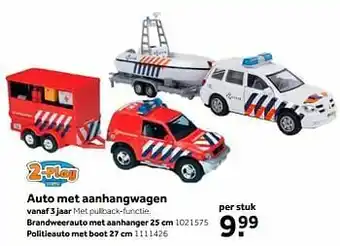 Auto met aanhangwagen