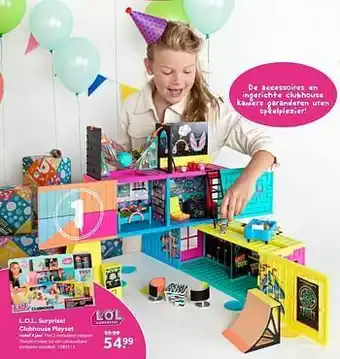 Intertoys L.o.l. surprise! clubhouse playset aanbieding