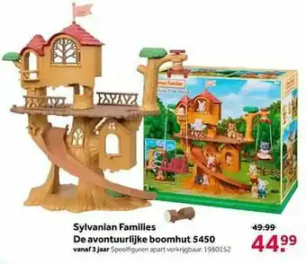 Sylvanian families de avontuurlijke boomhut 5450